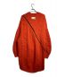 TAKAHIROMIYASHITA TheSoloIst. (タカヒロミヤシタ ザソロイスト) DOUBLE ZIP BALLOON SHAPED ARAN PATTERN CARDIGAN レッド サイズ:44：40000円