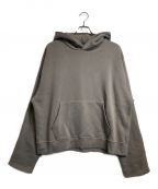 MM6 Maison Margielaエムエムシックス メゾンマルジェラ）の古着「Boxy Hooded Sweatshirt」｜ブラウン