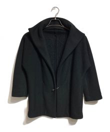 yohji yamamoto+noir（ヨウジヤマモトプリュスノアール）の古着「ボタンレスジャケット」｜ブラック