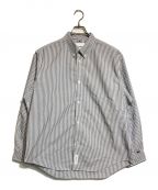 WTAPSダブルタップス）の古着「BD 02 / LS / Ctpl. Broadcloth. Textile. Coolmax」｜ホワイト×ネイビー