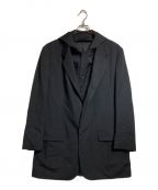 Yohji Yamamoto pour hommeヨウジヤマモト プールオム）の古着「WOOL GABARDINE W HOODED JACKET」｜ブラック