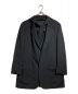 Yohji Yamamoto pour homme（ヨウジヤマモト プールオム）の古着「WOOL GABARDINE W HOODED JACKET」｜ブラック