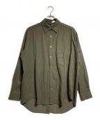 Ujohウジョー）の古着「Full Open Shirts」｜カーキ