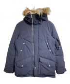 nonnativeノンネイティブ）の古着「AIRMAN PUFF COAT POLY WEATHER Cubetex」｜ネイビー