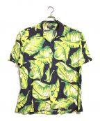 POLO RALPH LAURENポロ・ラルフローレン）の古着「BananaLeaf shirt」｜ネイビー×グリーン