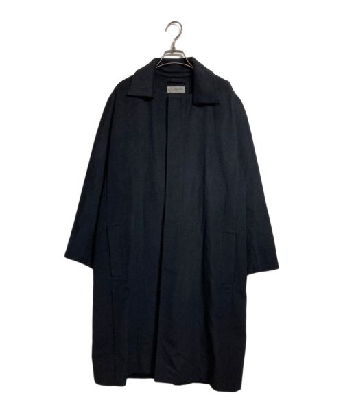 YOHJI YAMAMOTO（ヨウジヤマモト）YOHJI YAMAMOTO (ヨウジヤマモト) ウールカシミヤステンカラーコート ブラック サイズ:1の古着・服飾アイテム