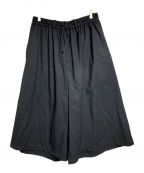 s'yteサイト）の古着「GABARDINE CULOTTE PANTS」｜ブラック