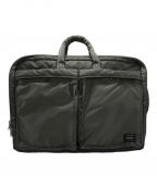 PORTERポーター）の古着「TANKER  3WAY BRIEFCASE」｜シルバーグレー