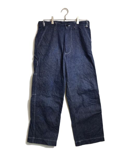 CAMIEL FORTGENS（カミエルフォートヘンス）CAMIEL FORTGENS (カミエルフォートヘンス) worker pants インディゴ サイズ:Sの古着・服飾アイテム