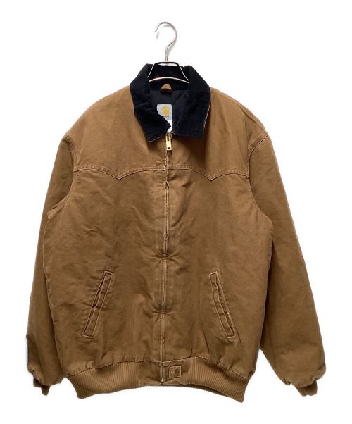 CarHartt（カーハート）CarHartt (カーハート) サンタフェジャケット ブラック×ブラウン サイズ:XLの古着・服飾アイテム