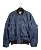 Acne studiosアクネ ストゥディオス）の古着「NYLON BOMBER JACKET」｜ネイビー