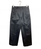 RAF SIMONSラフシモンズ）の古着「RELAXED FIT TROUSERS」｜ブラック