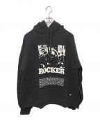 Richardson×Hysteric Glamourリチャードソン×ヒステリックグラマー）の古着「Rockerグラフィックパーカー」｜ブラック