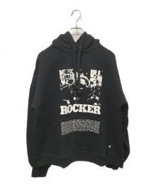 Richardson×Hysteric Glamour（リチャードソン×ヒステリックグラマー）の古着「Rockerグラフィックパーカー」｜ブラック