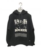 Richardson×Hysteric Glamourリチャードソン×ヒステリックグラマー）の古着「Rockerグラフィックパーカー」｜ブラック