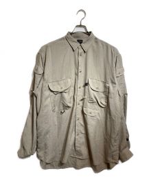 DAIWA PIER39（ダイワ ピア39）の古着「Tech Bombay Safari Shirts」｜ベージュ