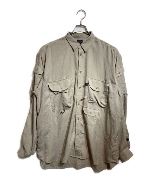 DAIWA PIER39（ダイワ ピア39）DAIWA PIER39 (ダイワ ピア39) Tech Bombay Safari Shirts ベージュ サイズ:Lの古着・服飾アイテム