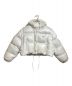 PRADA（プラダ）の古着「Re-Nylon convertible down jacket」｜ホワイト