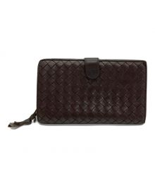 BOTTEGA VENETA（ボッテガベネタ）の古着「イントレチャートウォレット」｜ブラウン