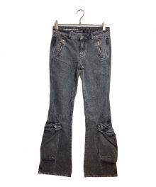 DIESEL（ディーゼル）の古着「bootcut jeans d-poky」｜ブラック