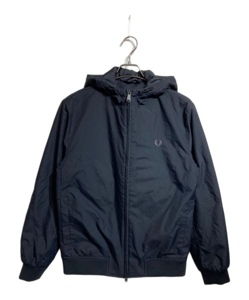 FRED PERRY（フレッドペリー）FRED PERRY (フレッドペリー) PADDED HOODED BRENTHAM JACKET ブラック サイズ:Mの古着・服飾アイテム