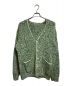 AURALEE（オーラリー）の古着「SILK WOOL CAMEL MIX KNIT CARDIGAN」｜グリーン