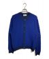 KOZABURO（コウザブロウ）の古着「SCALE KNIT CARDIGAN」｜ブルー