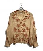 BODEボーディ）の古着「Bougainvillea Long Sleeve Shirt」｜ベージュ