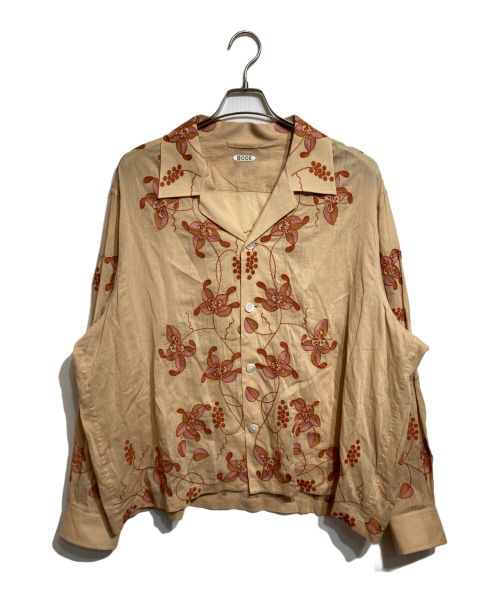 BODE（ボーディ）BODE (ボーディ) Bougainvillea Long Sleeve Shirt ベージュ サイズ:XXLの古着・服飾アイテム