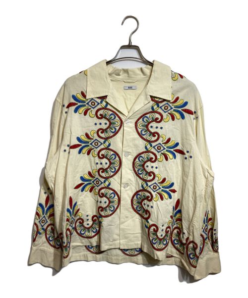 BODE（ボーディ）BODE (ボーディ) EMBROIDERED CARNIVAL LONG SLEEVE SHIRT アイボリー サイズ:XL/XXLの古着・服飾アイテム