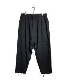 Engineered Garments（エンジニアド ガーメンツ）の古着「Sarrouel Pant-Solid Poly Wool Flannel」｜ブラック