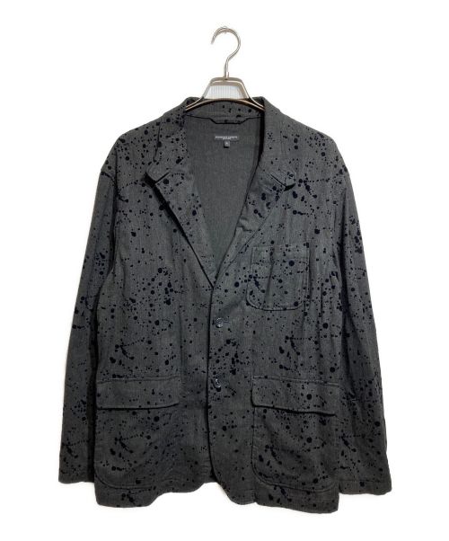 Engineered Garments（エンジニアド ガーメンツ）Engineered Garments (エンジニアド ガーメンツ) Loiter Jacket - Flocking Splatter グレー サイズ:Lの古着・服飾アイテム