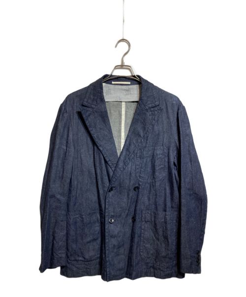 SCYE（サイ）SCYE (サイ) The Stylist Japan (ザスタイリストジャパン) DOUBLE BREATED DENIM JACKET インディゴ サイズ:Lの古着・服飾アイテム