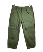 Engineered Garmentsエンジニアド ガーメンツ）の古着「Over Pant Olive Cotton Ripstop」｜カーキ