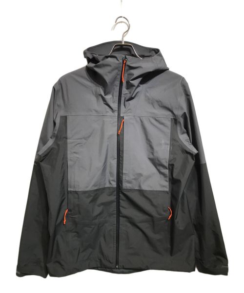 Patagonia（パタゴニア）Patagonia (パタゴニア) Boulder Fork Rain Jacket グレー×ブラック サイズ:Mの古着・服飾アイテム