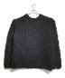 Yohji Yamamoto pour homme (ヨウジヤマモト プールオム) HAND-KNITTED PLAIN HAND KNITTED ROUND NECK ブラック サイズ:3：40000円