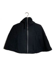 COMME des GARCONS COMME des GARCONS（コムデギャルソン コムデギャルソン）の古着「ポンチョジップパーカー」｜ブラック