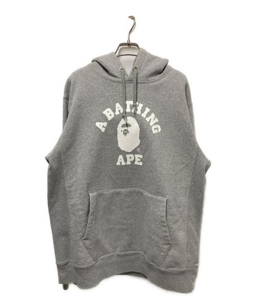 A BATHING APE（アベイシングエイプ）A BATHING APE (アベイシングエイプ) 大猿プリントパーカー グレー サイズ:XLの古着・服飾アイテム