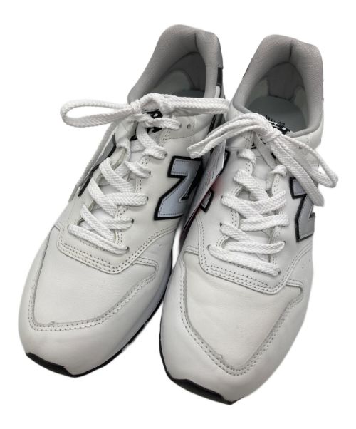 NEW BALANCE（ニューバランス）NEW BALANCE (ニューバランス) ローカットスニーカー ホワイト サイズ:27.5cm 未使用品の古着・服飾アイテム