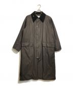 Barbour×JOURNAL STANDARD relumeバブアー×ジャーナルスタンダード レリューム）の古着「オーバーサイズ BURGHLEY COAT 2」｜ブラック