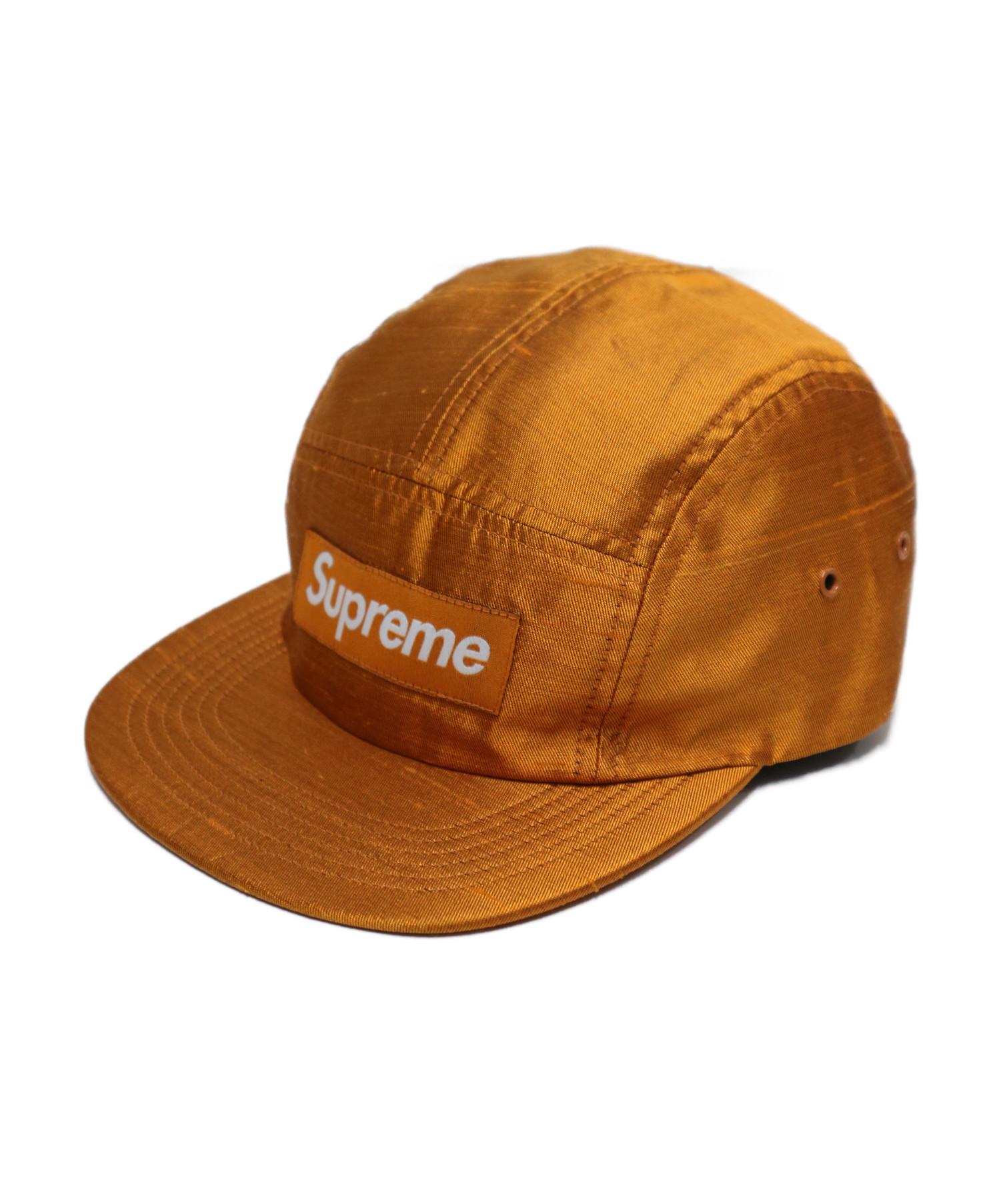 supreme raw silk camp cap