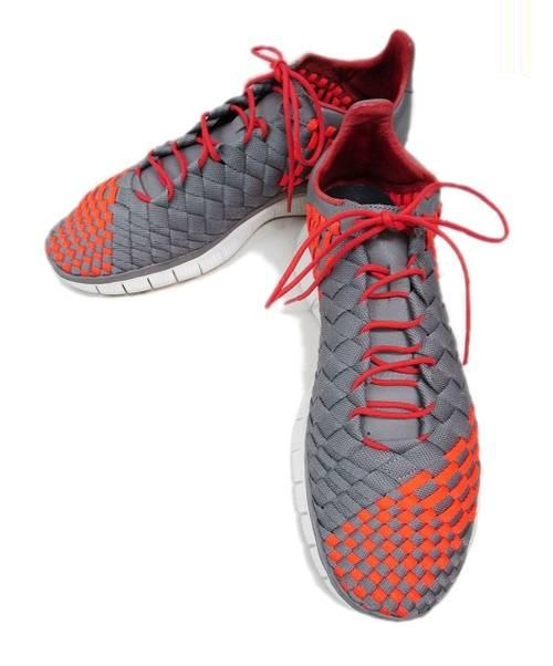 中古 古着通販 Nike ナイキ ローカットスニーカー グレー オレンジ サイズ 27cm表記 006 Free Inneva Woven ブランド 古着通販 トレファク公式 Trefac Fashion