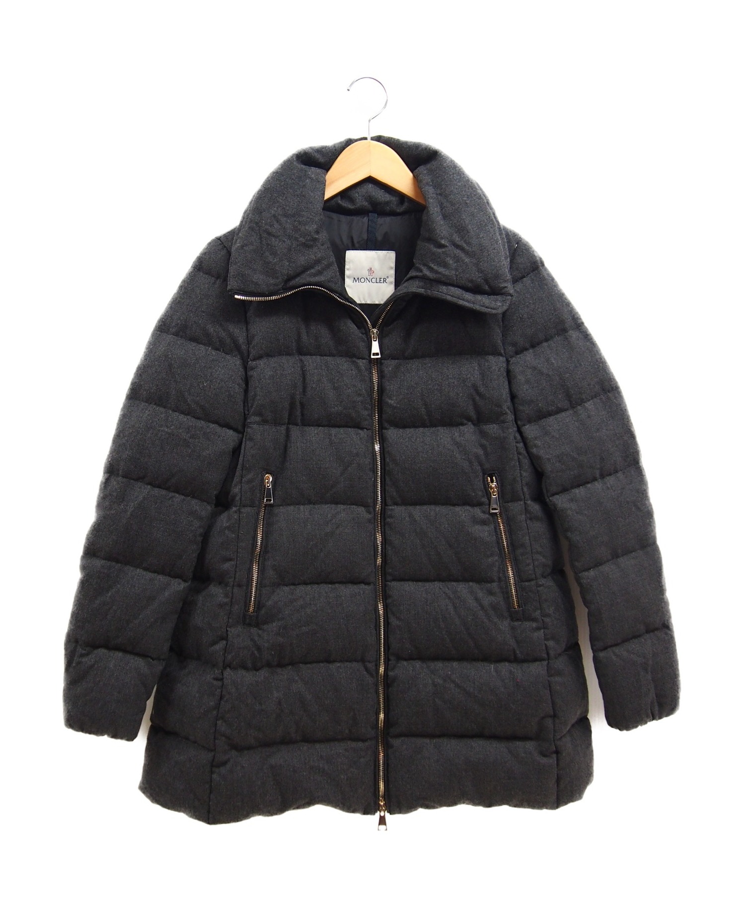 中古 古着通販 Moncler モンクレール ウールダウンコート グレー サイズ 1 Torcelle Giubbotto ブランド 古着通販 トレファク公式 Trefac Fashion