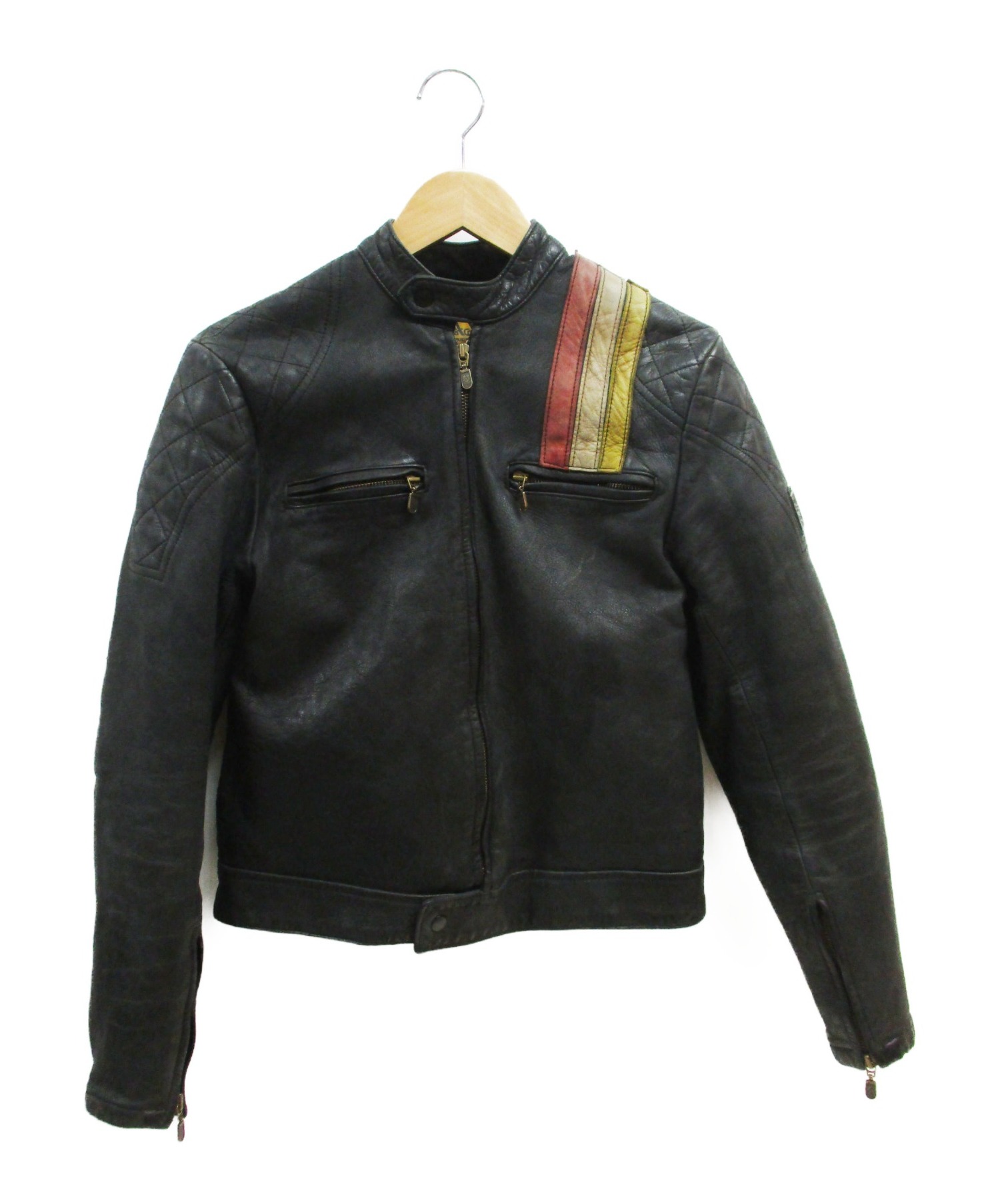 中古 古着通販 Belstaff ベルスタッフ レザージャケット ネイビー サイズ 42 ブランド 古着通販 トレファク公式 Trefac Fashion