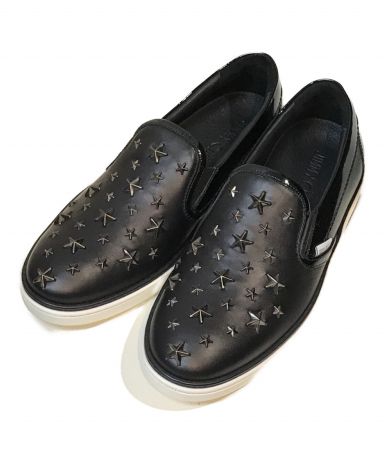 中古・古着通販】JIMMY CHOO (ジミーチュウ) スタースタッズスリッポン