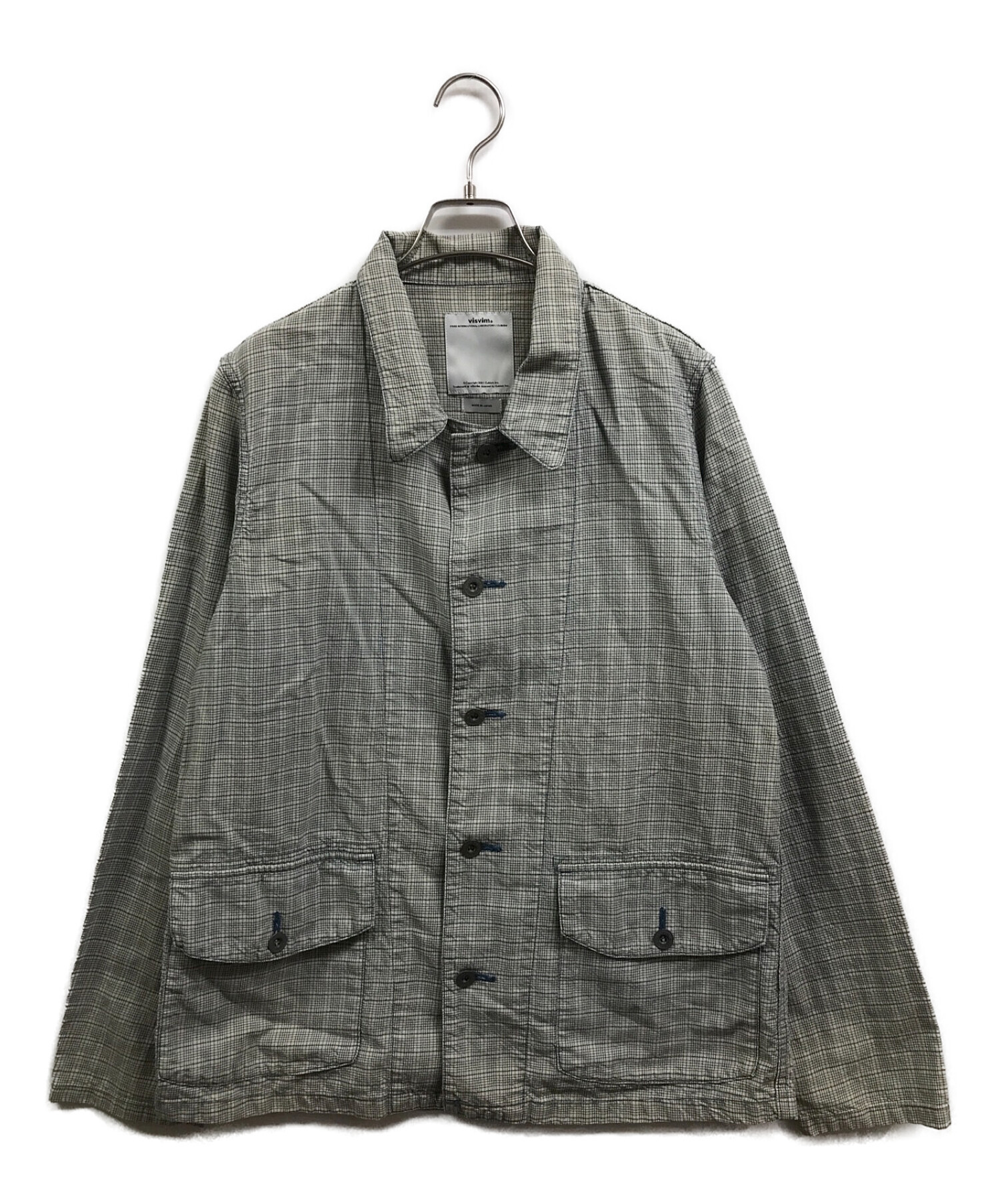 中古・古着通販】VISVIM (ビズビム) リネン混カバーオール グレー