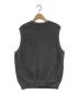 crepuscule (クレプスキュール) Moss Stitch Zip Vest グレー サイズ:１：6800円