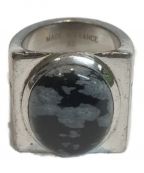 LOUIS VUITTONルイ ヴィトン）の古着「Obsidian vintage Ring」｜シルバー×ブラック
