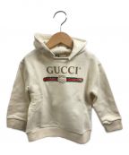 GUCCIグッチ）の古着「GUCCI ロゴ スウェットシャツ」｜ベージュ