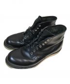 RED WINGレッドウィング）の古着「6inch CLASSIC PLAIN TOE ブーツ」｜ブラック